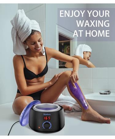 Madors Waxing Kit with LCD Display Temperature Control and 5 Hard Wax Beads - Purple - Buy Online on SooperMarket.com