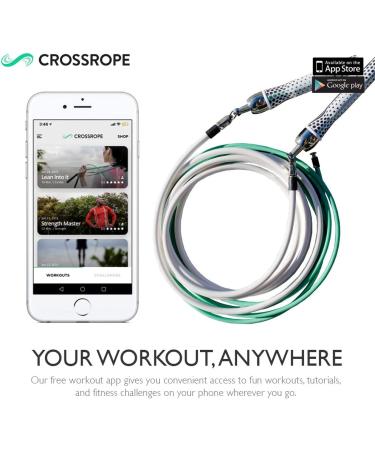 Crossrope Get Lean - Weighted Jump Rope Set Large 9'0 | For Users 5'9.5 - 6'1.5 - Buy Online on SooperMarket.com