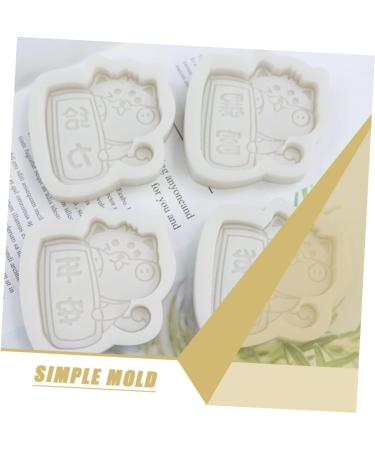 NUOBESTY 4 Pcs Shiba Inu Drawing Stencil Silicone Molds De Para Gelatinas Handmade Craft Mold Crystal Plaster - Buy Online on SooperMarket.com
