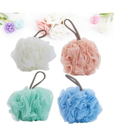 Buy Cabilock 4pcs Cleaning Sponge Set - Bath & Shower Scrubber for Men & Women - Durable Mesh Bath Balls for Effective Cleaning - Buy Online on SooperMarket.com
