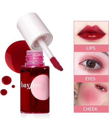 Jingling Lip and Cheek Tint Stain - Waterproof Cherry Red Lipstick & Gloss | Moisturizing 7ml Makeup for Women - Shop Internationally! - Buy Online on SooperMarket.com