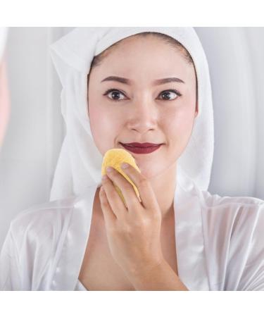 Baluue Natural Facial Sponge Round Cleansing Sponge Cosmetic Removal Sponge Portable Sponge for Facial Cleansing Exfoliating Makeup Removal - Buy Online on SooperMarket.com