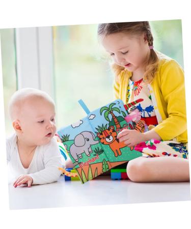 Vaguelly Tear-Resistant Fabric Book Set for Toddlers | Soft Touch & Feel Baby Books | Quiet Book Toys for Babies - Buy Online on SooperMarket.com