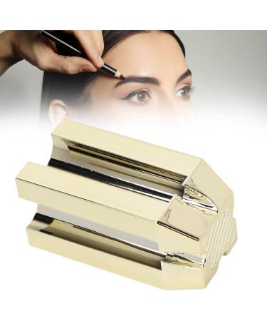 Eyebrow Pencil Sharpener 4 in 1 Eyebrow Pencil Sharpener Multifunctional Portable Eyebrow Cosmetic Sharpening Auxiliary Tool Gold - Buy Online on SooperMarket.com