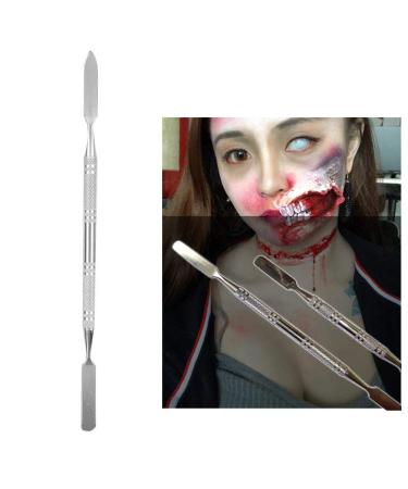 Universal Stainless Steel Skin Wax Knife - Double-Sided Applicator for Special Effects Makeup & Sculpting - Buy Online on SooperMarket.com