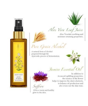 Forest Essentials Jasmine and Saffron Body Mist 100ml - Buy Online on SooperMarket.com