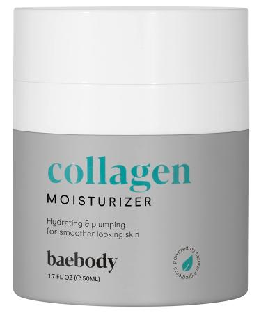 Baebody Collagen Face Cream for Anti-Aging, Advanced Skincare for a Youthful Complexion, Natural Organic and Non-GMO, Lightweight Facial Moisturizing Lotion, 1.7 Fl Oz