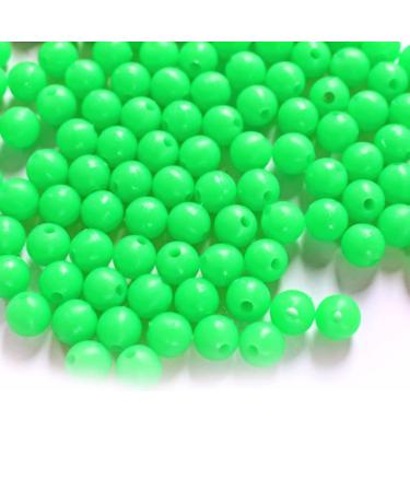 Fishing Beads 6mm Glow in The Dark Beads Catfish rig Brads Super Bait Cut Plug Fishing Accessories Saltwater (6mm)