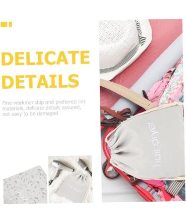 Beavorty 16 Pcs Hair Dryer Storage Bag Travel Toiletry Bag Hanging Storage Bag Drawstring Storage Bags - Buy Online on SooperMarket.com