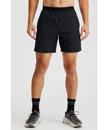 Fabletics Men's The Fundamental Shorts - 7 Inseam, Black | Ultra Lightweight Athletic Shorts for Workout, Running, Training, Gym & Yoga - Medium - Buy Online on SooperMarket.com