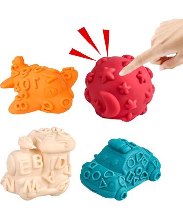 Shop Sensory Squeezing Rattling Balls - Colorful Soft Massage Toys for All Ages | Perfect Multisensory Gift - Buy Online on SooperMarket.com