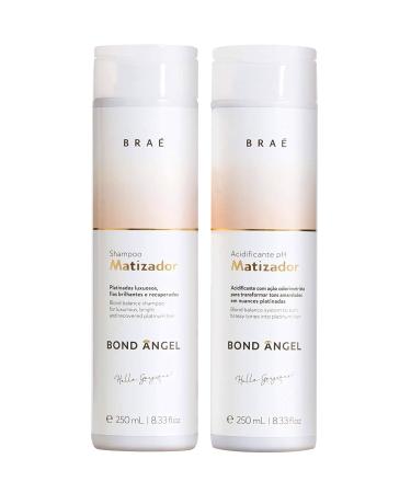 BRA Purple Shampoo & Toning Treatment Set - Acai & Barbados Cherry for Blonde Platinum Gray Ash Silver Hair - 8.33 fl oz | International Shipping Available - Buy Online on SooperMarket.com