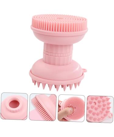 Angoily 1pc Three-in-one Bath Scalp Silica Gel Pink Washbasin - Buy Online on SooperMarket.com