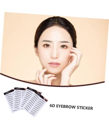 PLAFOPE Authentic Eyebrows 4pcs Eyebrow Stickers Brow Shaper Stencil 6d Eyebrows Imitation Eyebrow 3d Make up Transfer Stickers - Buy Online on SooperMarket.com