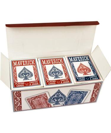 12 Pack Maverick Playing Cards - Standard Index - Premium Quality - Buy Online on SooperMarket.com
