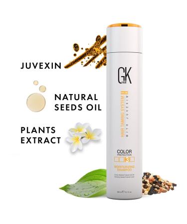 GK HAIR Global Keratin Moisturizing Shampoo Sulfate & Paraben Free for Dry Frizzy Hair 10.1 Fl Oz International Shipping Available - Buy Online on SooperMarket.com