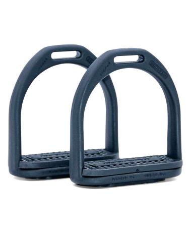 Compositi amka stirrup profiles made of plastic for children and adolescents shock absorbing moisture -resistant elastomer insert black