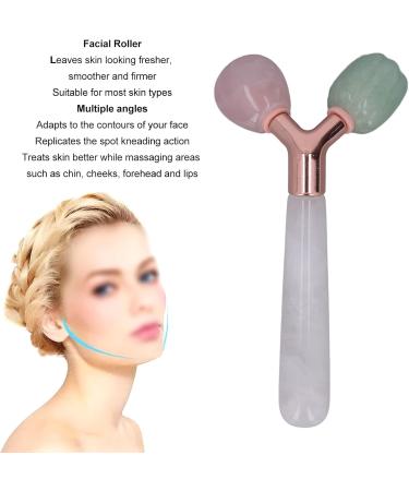 Jade Roller for Skin Tightening & Puffiness Reduction | Premium Facial Massager & Sculpting Tool for Face Eyes & Neck - Buy Online on SooperMarket.com