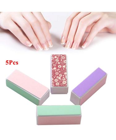 YIMART 5Pcs Nail Art Buffer Block Set for Manicure and Pedicure - Flower Design - Buy Online on SooperMarket.com