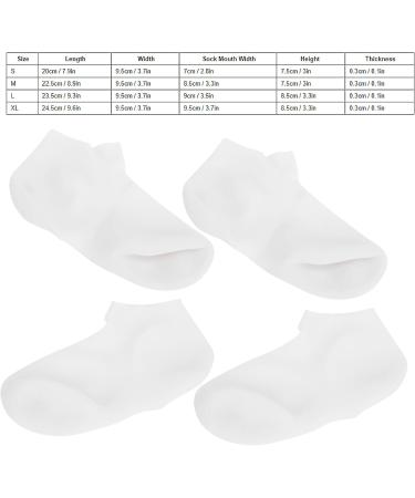 Buy 2 Pairs of Sips Peeling Moisturizing Socks - Elastic Anti-Cracking Foot Care Rejuvenating Skin Protection (Size S - 33-35) | International Shipping - Buy Online on SooperMarket.com