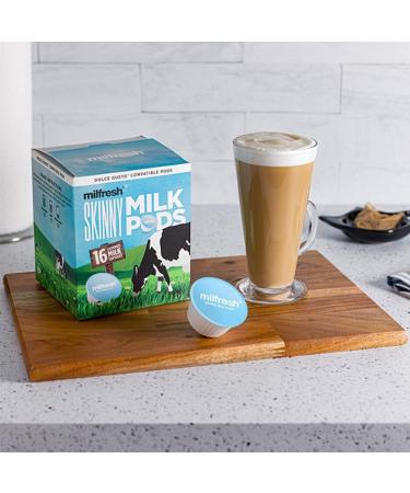 Milfresh Skinny Milk Pods - Dolce Gusto Compatible 48 Skimmed Milk Pods - Buy Online on SooperMarket.com