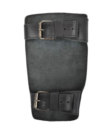 Hide & Drink Leather Archery Arm Guard Forearm Protector Adjustable Straps Archer Essentials Handmade Includes 101 Year Warranty :: Charcoal Black