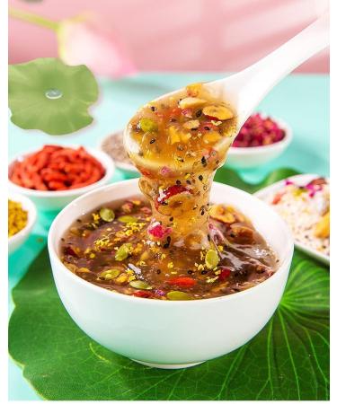 Rose Chia Seed Nut Lotus Root Noodle Soup Instant Brewed Breakfast nut Lotus Root Powder Soup Nutritious and Healthy Porridge (2 can) Coconut 1 count (Pack of 1) - Buy Online on SooperMarket.com
