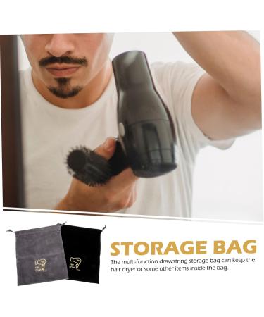 WOONEKY 4 Pcs Hair Dryer Bag Hair Travel Bag Portable Blow Dryer Hair Dryer Drawstring Bag Flannel - Buy Online on SooperMarket.com