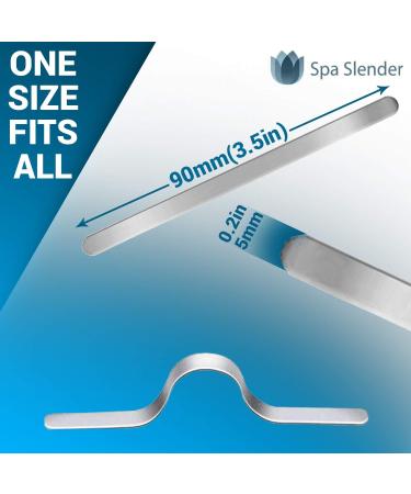100Pcs Metal Nose Bridge Strip for Masks - Premium Aluminum Nose Strip for DIY Masks & Crafts - Buy Online on SooperMarket.com