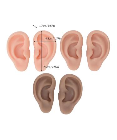 Simulated Ear Model Set - 3 Pairs, 3 Colors, Reusable & Easy to Use for Home - Buy Online on SooperMarket.com