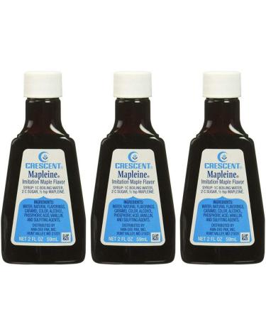Crescent Mapleine Imitation Maple Flavoring 2oz Bottle - Pack of 3 - Buy Online on SooperMarket.com