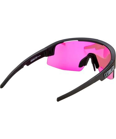 Bliz Matrix Small Nordic Light Sports Glasses - Matt Black/Violet Blue | Premium Performance & Style for Athletes - Buy Online on SooperMarket.com