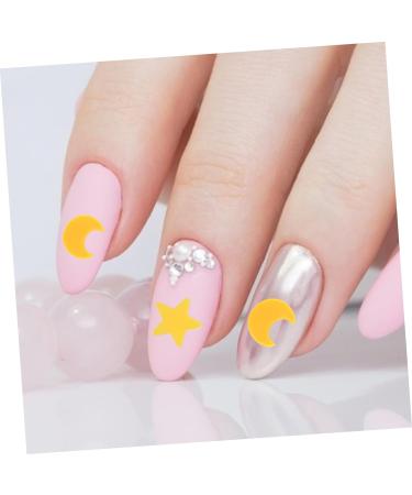 Healeved 3pcs 1 Nail Art Polymer Clay Nail Glitter Colorful Decor Resin Sprinkles Vase Filler Diy Polymer Clay Patch Craft Making Patch Moon Decor Diy Patch Star Crafts Cell Phone - Buy Online on SooperMarket.com