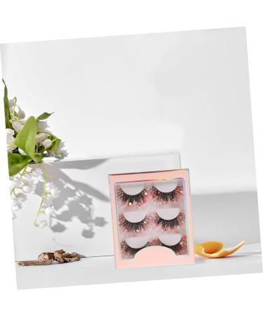 PLAFOPE 3 Pairs Fake Eyelashes Extensions Faux Eyelashes Halloween Fake Eyelashes Individual Fake Eyelashes Halloween Wispy Eyelashes Fake Lashes Glitter Eyelashes Chemical Fiber 4x1.2cm As Shown 2 - Buy Online on SooperMarket.com