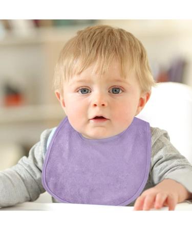 Vicloon Baby Bandana Dribble Bibs Set - 8pcs Unisex Infant Teething Bibs in Blue/Green/Grey/White - Soft, Absorbent, Adjustable with Velcro - Buy Online on SooperMarket.com