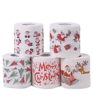 Dacvgog 5 Styles Paper Tissue Paper Towels Xmas Office Room Paper 5