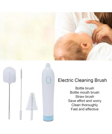 Electric Bottle Brush Set Electric Bottle Cleaner Brush 400 Rpm/Min Portable Waterproof Multi-Purpose for Milk Bottles for Bottle Mouths And Straws - Buy Online on SooperMarket.com