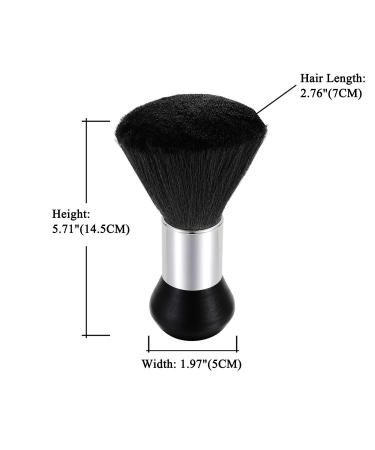 Vtrem Barber Brush Neck Duster - Black Powder Duster for Hair Cutting and Salon Cleaning - Buy Online on SooperMarket.com