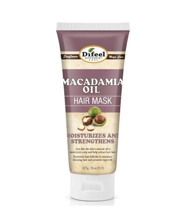 Difeel Macadamia Oil Hair Mask 8 oz. - Macadamia Deep Repair Mask