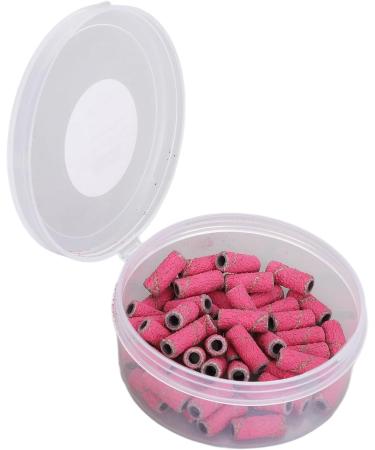 Nail Sanding Bands Multiple Sizes Smoothing Nail Art Sanding Bands Dead Skin Removal for Foot Care (Rose Red) - Buy Online on SooperMarket.com