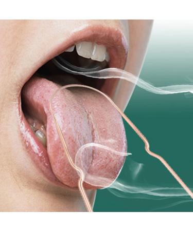 Premium Metal Tongue Cleaner & Scraper - Copper Oral Hygiene Tool for Bad Breath Relief | Eco-Friendly Etui Included - Buy Online on SooperMarket.com