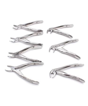 Mzlaly Dental Kronen remover automatic bridging remover dentistry crown remover made of stainless steel with 3 tips removal of dentist dentist laboratory devices for dental silver