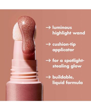 eleven.Halo Glow Liquid Highlighter Wall - Vegan Radiant Skin Champagne Campaign 10ml - International Shipping - Buy Online on SooperMarket.com