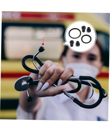 Buy Gatuida 4 Sets Stethoscope Diaphragm Accessories for Pediatric Replacement | Stethoscope Parts & Kits | International Shipping Available - Buy Online on SooperMarket.com