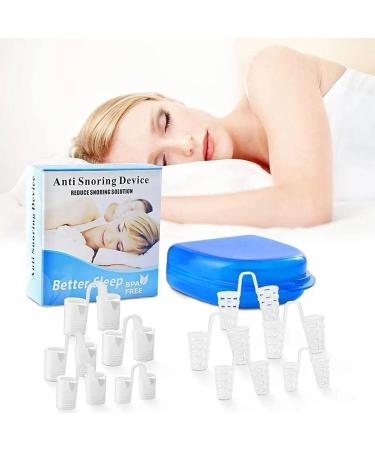 KUIKUI Snore Nasal Dilator Clip - 8pcs Silicone Nose Vents for Easy Breathing and Better Sleep - Buy Online on SooperMarket.com