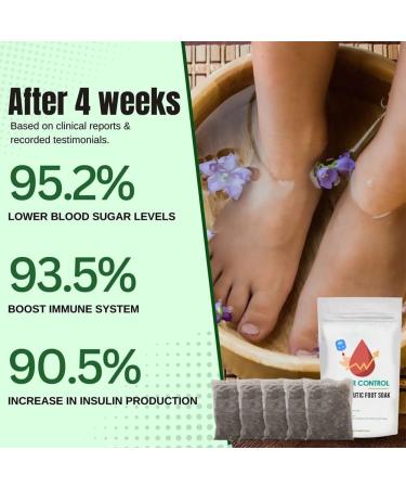Healthify Sugar Control Therapeutic Foot Soak Sugar Control Therapeutic Foot Soak Bag Blood Sugar Control Therapeutic Foot Soak Sugar Control Soak Foot Salt (10PCS) - Buy Online on SooperMarket.com
