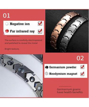 Prostapower Magnetic Copper Band Fashion Bracelets Copper Bracelet Adjustable Length Copper Bracelet (2) - Buy Online on SooperMarket.com
