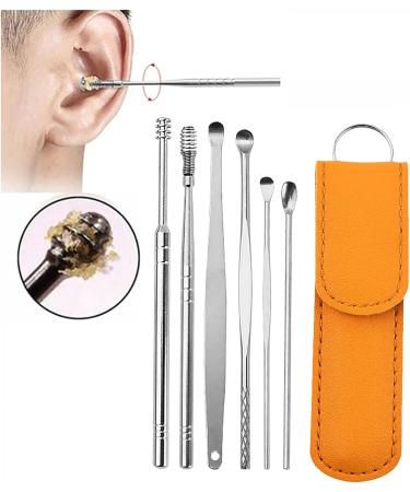Professional 5 Set 30PCS Ear Wax Removal Kit - Reusable Spiral Ear Cleaner & Curette - Earwax Cleaner Tool - Multicolor - Buy Online on SooperMarket.com