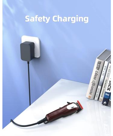 Wahl Cordless Magic Clipper Charger - Compatible with 8148, 8164, 8591, 8509, 1919 Models - AC Power Cord Supply for Clip Shaver - S010AZM0400200 - Buy Online on SooperMarket.com