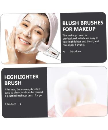 Didiseaon Makeup Tool Powder Brush Pore Cleansing Brush Powder Makeup Brush Silicone Face Brush Cosmetics Tools Beauty Brush Make up Brush Face Scrub Brush Highlighter Multifunction Pvc - Buy Online on SooperMarket.com